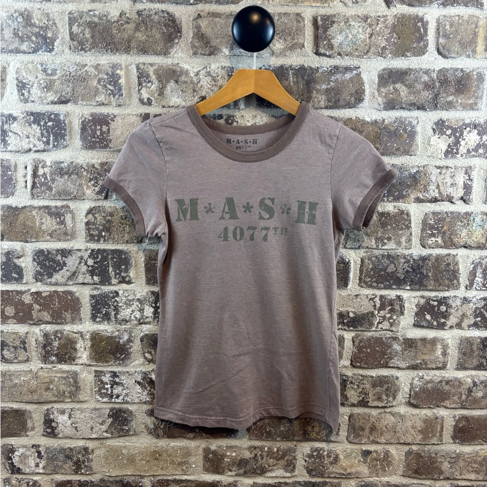 M*A*S*H 4077th Brown T-Shirt Women’s Sz S